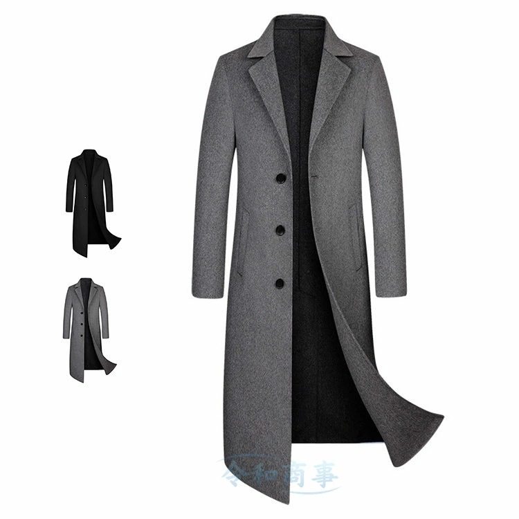 「激安販売」カシミヤコート メンズ 膝下 チェスターコート 超ロング コート ウールコート ビジネスコート 春冬服 防寒着 通勤 紳士服