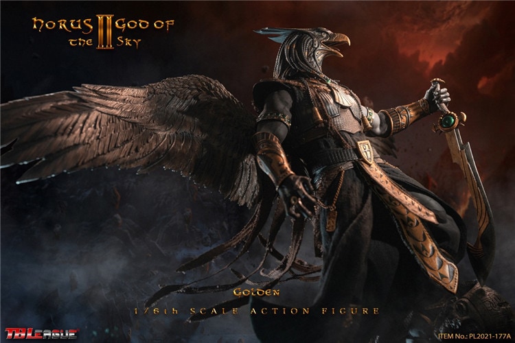 新品未開封TBLeague 1/6 天空の神 ホルス ゴールド.Ver エジプト神話 TBリーグ verycool ホットトイズ COOMODEL PL2021-177A