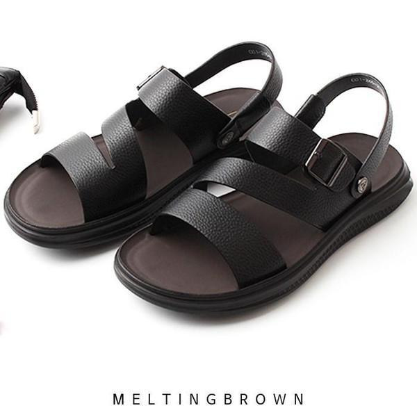 男性サンダル 男性革サンダル メンズサンダル カジュアルサンダル AL22