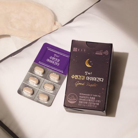 チョングンダン ジャルジャ 睡眠健康 アシュワガンダ 30錠 (約30日分)