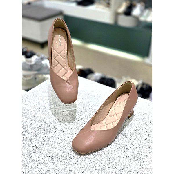 【坡州店】[]女性スクエアトゥチャンキーヒール712531010 6cm [2color]