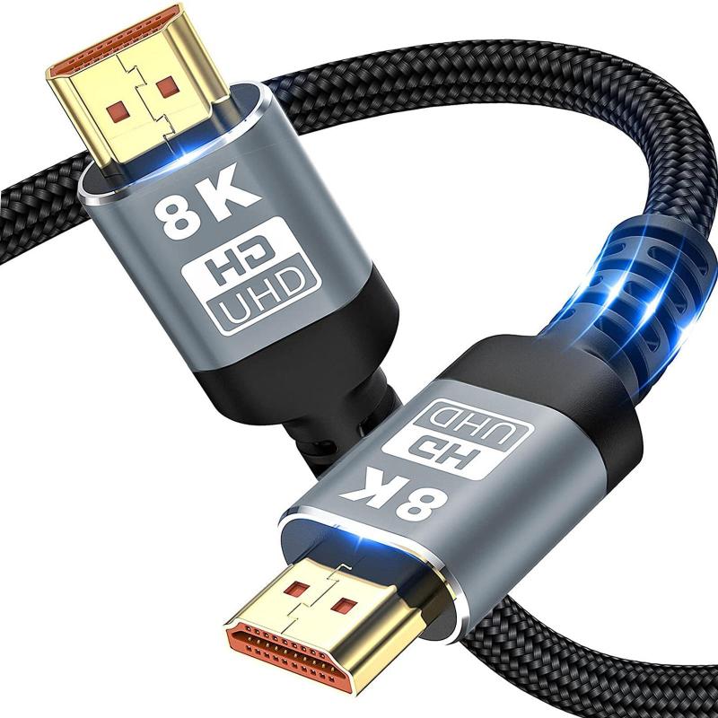 【オープニング大セール】 8K HDMI2.1ケーブル48GbpsDTS：xモニターVRデバイス用オーディオビデオHDケーブル その他
