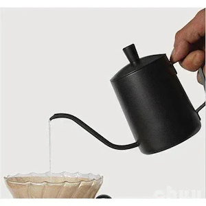メガ割売中コーヒー ドリップポット 350ML 600MLステンレス ドリップケトル ハンドドリップ コーヒーポット ファイン口ポット ブラック