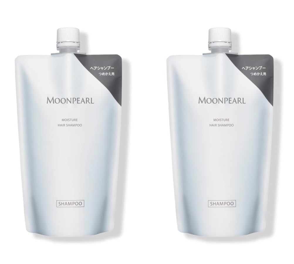 ミキモト コスメティックス ムーンパール モイスチャー ヘアシャンプー 詰替用 350ml 2個セット リフィル ノンシリコン 無着色 超純水使用 アレルギーテスト済み