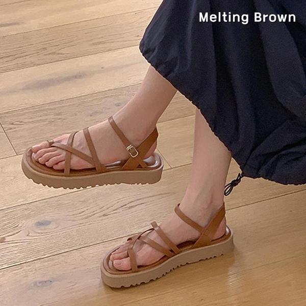 レディース フラットサンダル レディース ストラップ サンダル KR73