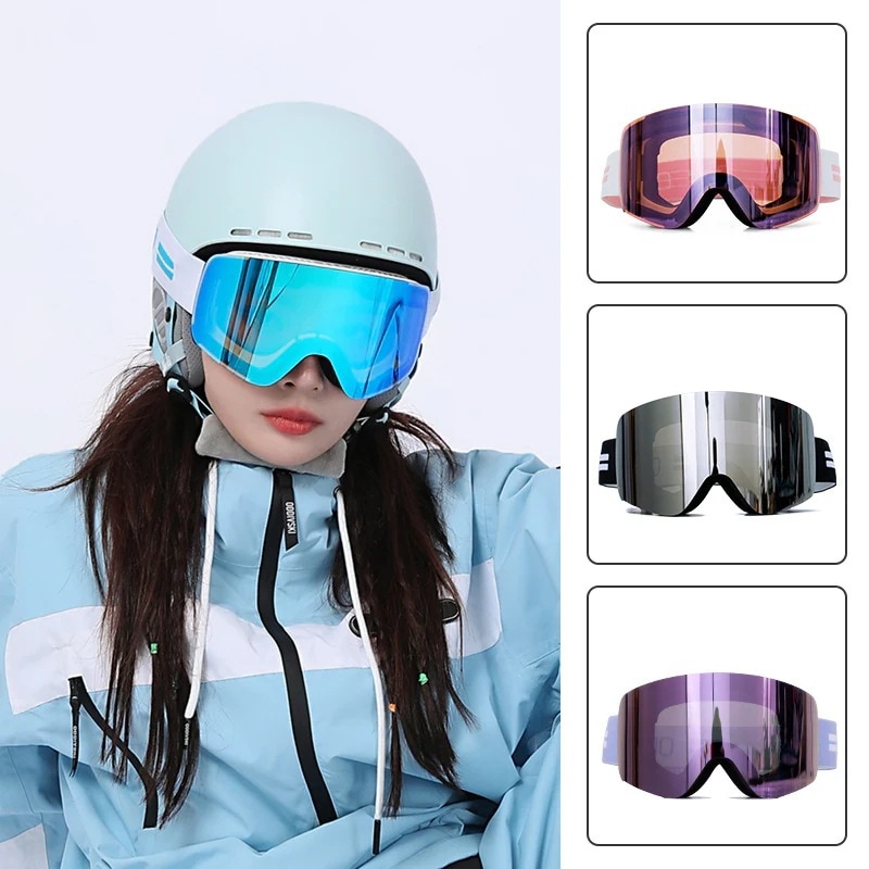 スポーツ ゴーグル 眼鏡 スキーゴーグル メガネ スノボーゴーグル スノボー眼鏡 スキーメガネ レンズゴーグル 男女兼用 UV 紫外線カット