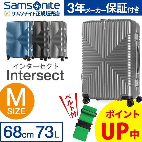 スーツケース 73L キャリーケース 4-7泊用 4輪 TSAロック インターセクト GV5*002