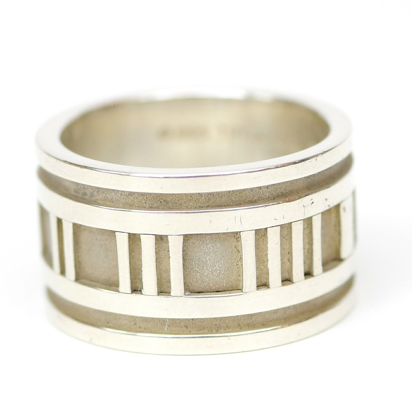 TIFFANY&Co. 指輪 アトラスワイド リング ＃13.5 /シルバー/SV925 【中古】(63910) 11,000円