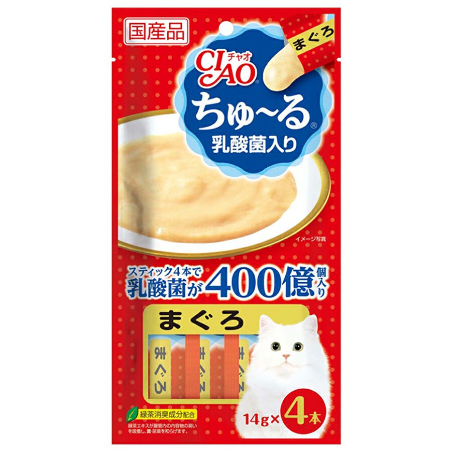 いなば　ちゅーる　乳酸菌入り　まぐろ　１４ｇX４本X４８　ちゅーる　チュール　猫　ＣＲＣ35―04―25―00―00