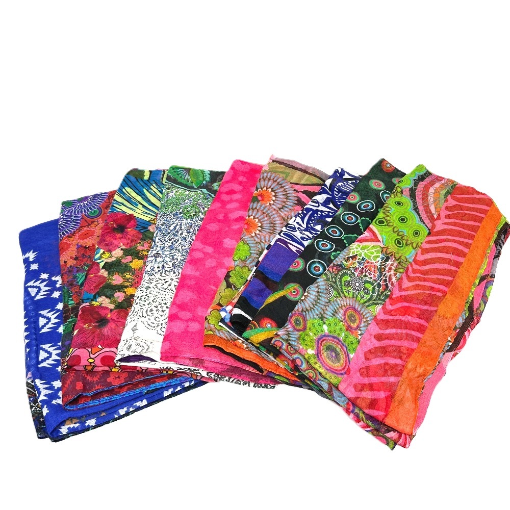 Desigual デシグアル ストール ストール ショール 17点セット アクセサリー マフラー ポリエステル マルチカラー