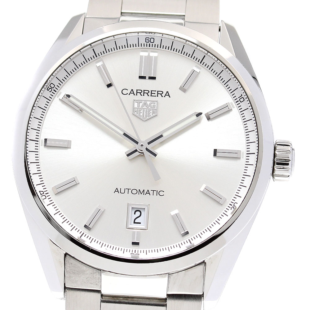 タグホイヤー TAG HEUER WBN2111.BA0639 カレラ キャリバー5 デイト 自動巻き メンズ 箱・保証書付き_834018【中古】