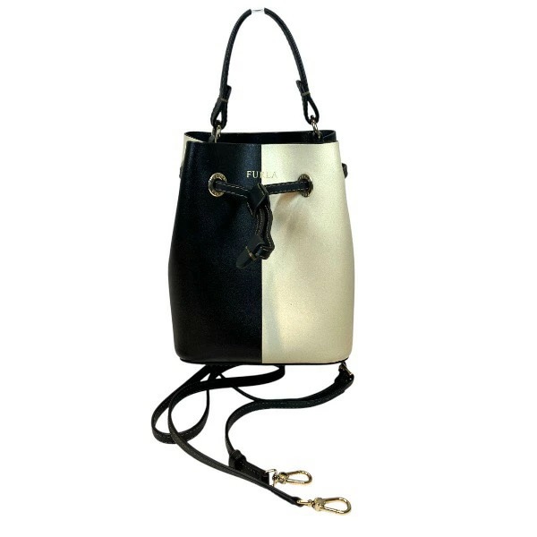 フルラ FURLA バイカラー バッグ ハンドバッグ ショルダーバッグ レディース 【中古】