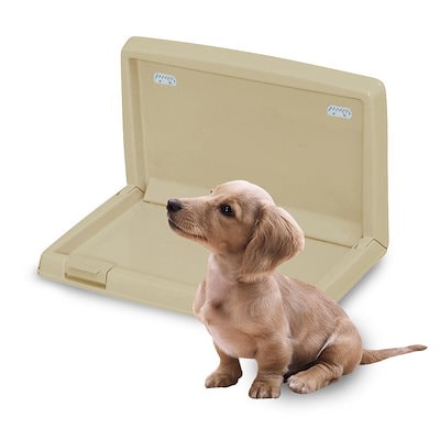他サイト： 折りたたみ 犬トイレ ワイド ミルキーブラウン IT-500 ペット用 L字 犬用 トイレ しつけ 男の子の商品画像