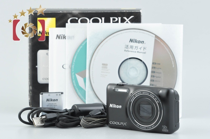 COOLPIX S6600 ブラック コンパクトデジタルカメラ 元箱付き