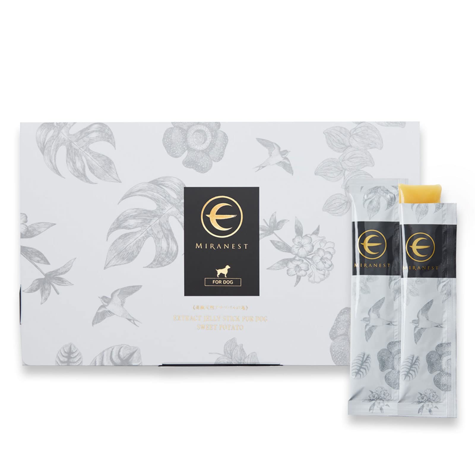 犬用 ゼリー サプリメント ペット用 被毛ケア 栄養ゼリー アナツバメの巣 保健成分 コラーゲン 糖鎖 シアル酸 保湿 水分補給 経口補水液 天然 無添加 さつまいも風味 国産 30本入 1本12g