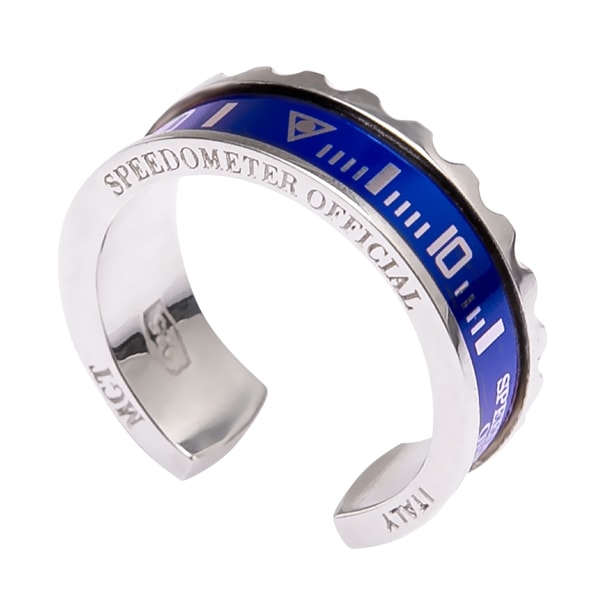 [speedometer Official] (正品)(高品質)シルバーブルーリング/リング 指輪/92.5 Silver Brand Ring /独占輸入/ おしゃれ/ペアリング/링블루