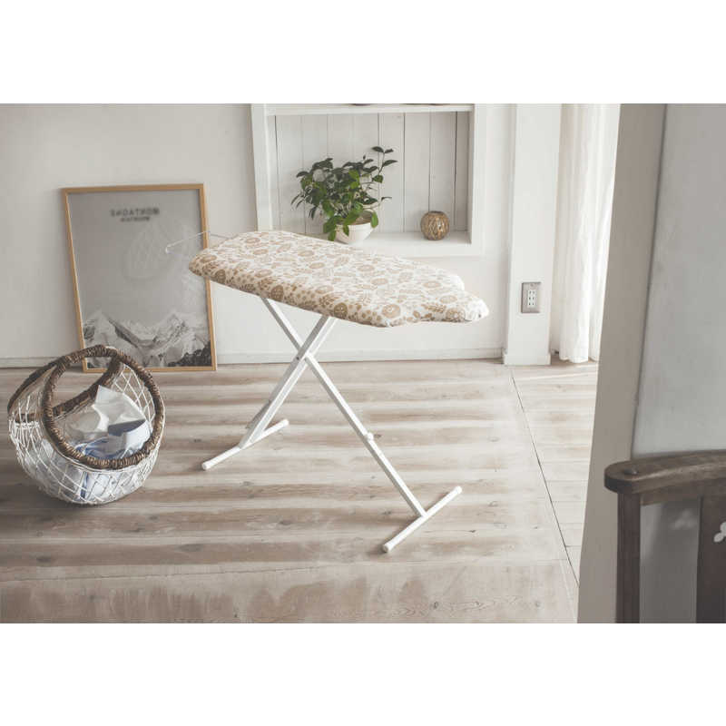 山崎実業　スタンド式人体型アイロン台　3958 アイボリｰ