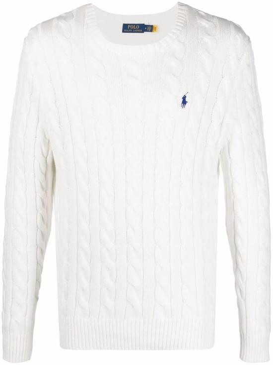 POLO RALPH LAUREN Men Sweater 710 775 885 033 WHITE