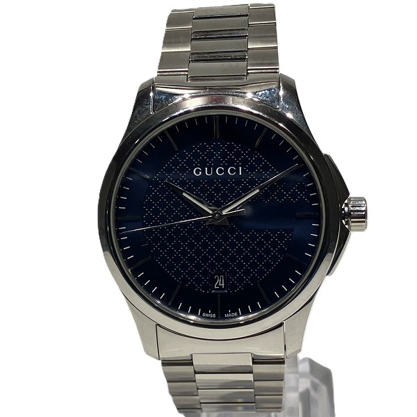 グッチ GUCCI Gタイムレス 126.4 クォーツ 時計 腕時計 メンズ 【中古】