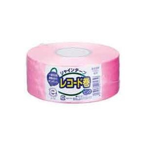 （業務用10セット）松浦産業 シャインテープ レコード巻 420P 桃