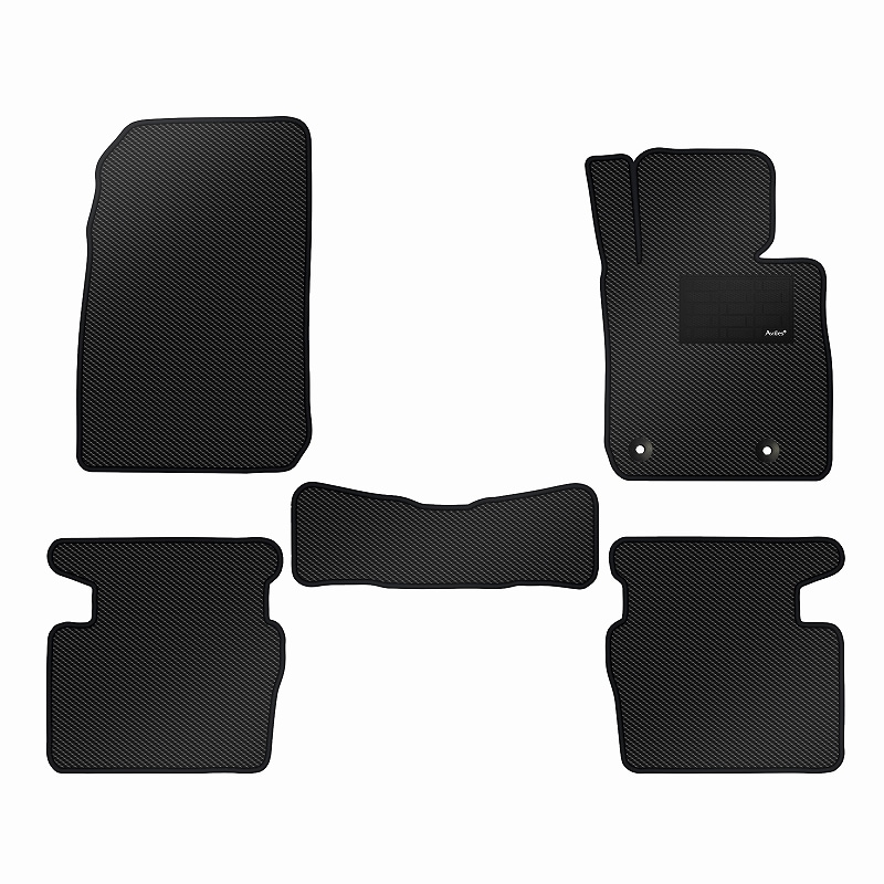 [防水マット]マツダ MAZDA2 DJ系 フロアマット [カーボン柄]