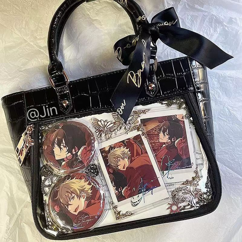 ショルダーバッグゆめかわ全5カラー　大容量クロコダイル痛バッグ痛バレディースショルダーバッグ推し活地雷　ロリータ　ロリィタ　可愛い　かわいい量産型通学韓国ファッションゆめかわいい