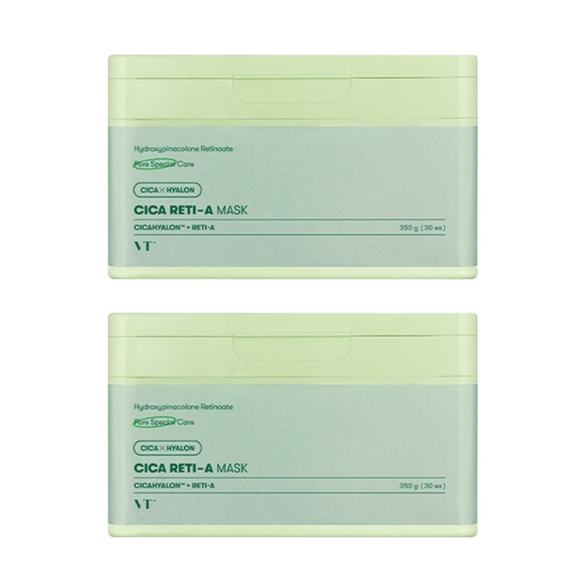 【1+1】シカレチA マスク30枚 引き抜く毛穴ケア マスクパック