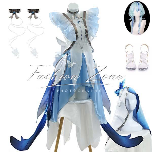 Wuthering Waves 鳴潮 風 ショアキーパー The Shorekeeper 漂泊者 コスプレ衣装 ウィッグ 靴 cosplay ハロウィン 演出服 変装