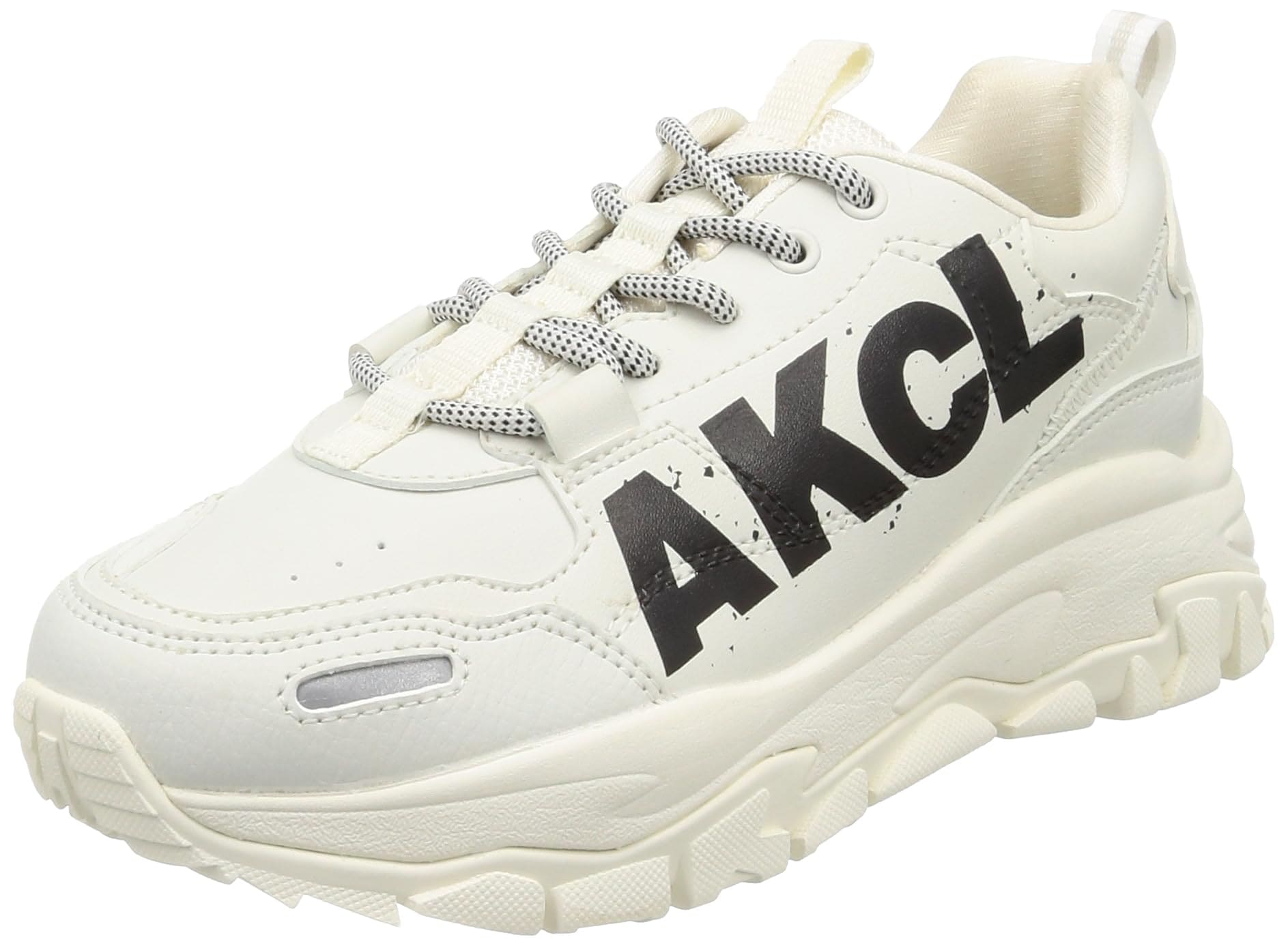 [アキクラシック] スニーカー AKIII URBAN TRACKER INITIAL BIG LOGO CREAM/BLACK (CBL) 24.0 cm