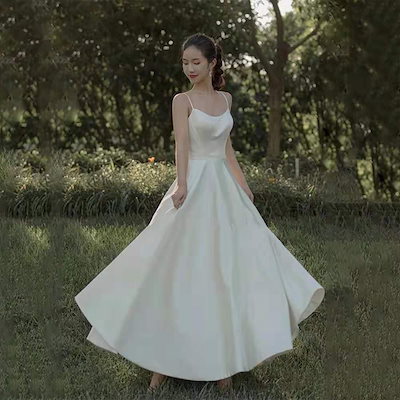 ウエディングドレス ノースリーブ 結婚式 白 二次会 安い 花嫁 ビーチフォト 前撮り 後撮り 披露宴 マーメイドライン vネック スリット キャバドレス セクシー ウエディングドレス 購入 ノースリーブ 白 花嫁ドレス 結婚式 二次会