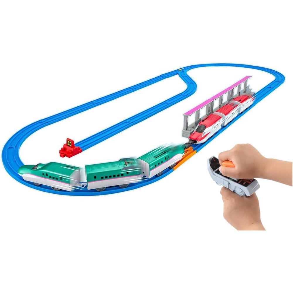 プラレール キミが運転！連結！グリップマスコン E5系新幹線&E6系新幹線セット 電車 列車 おもちゃ 3歳以上