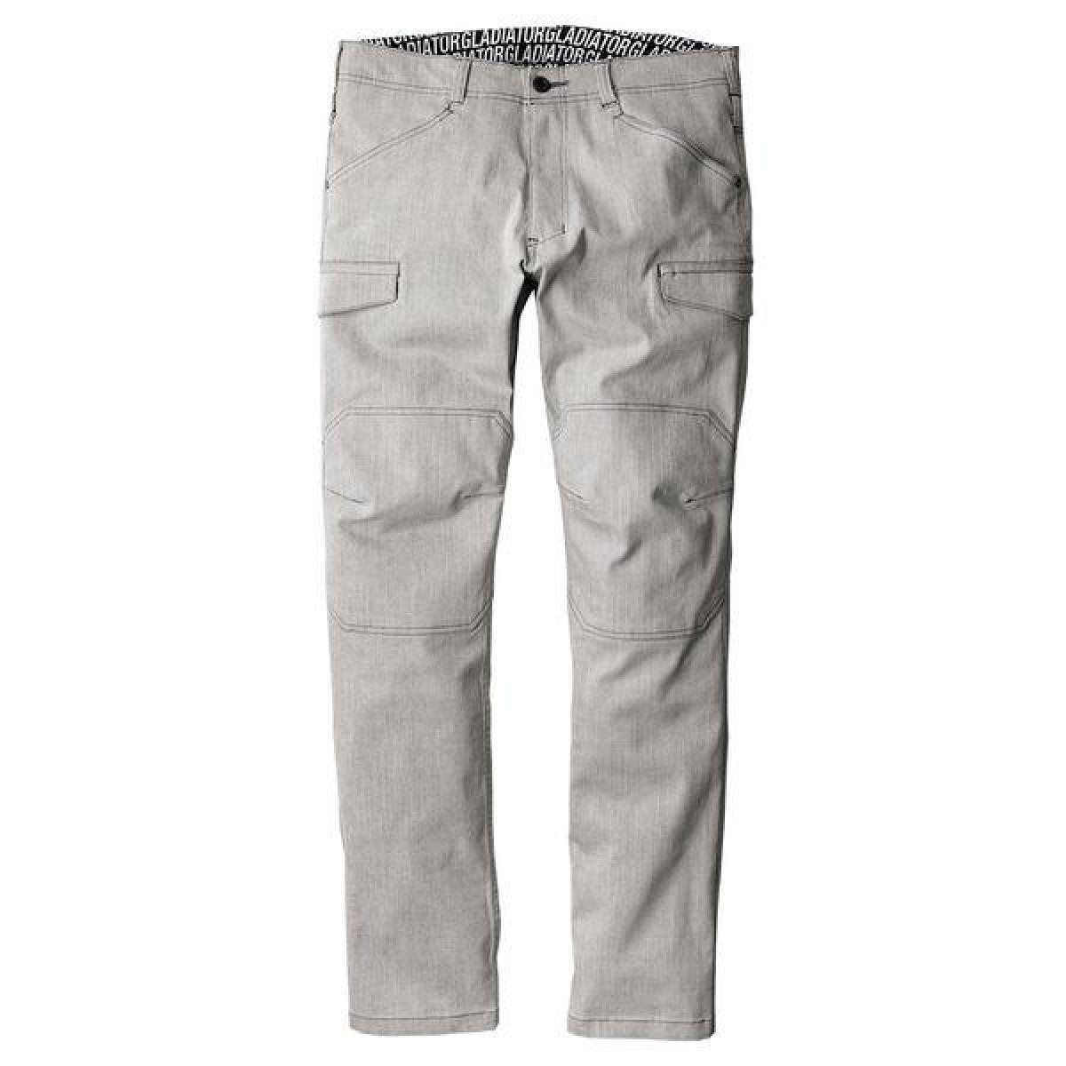 コーコス信岡 GLADIATOR ストレッチ カーゴパンツ アッシュ 5L GA-3925 ワークウェア ウエストストレッチ 長財布ポケット 工具ポケット ダブルニーcm