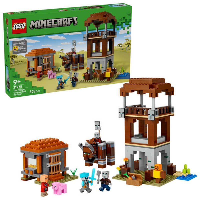 レゴジャパン　レゴ(LEGO) マインクラフト ピリジャー部隊とラヴェジャー　21278