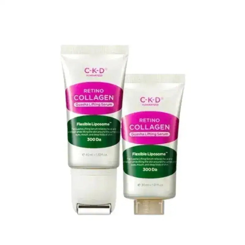 【大容量】レチノコラーゲン 低分子 300 カッサ 首しわ クリーム, 本品30ml +リフィル30ml (しわケア/フェイスライン)