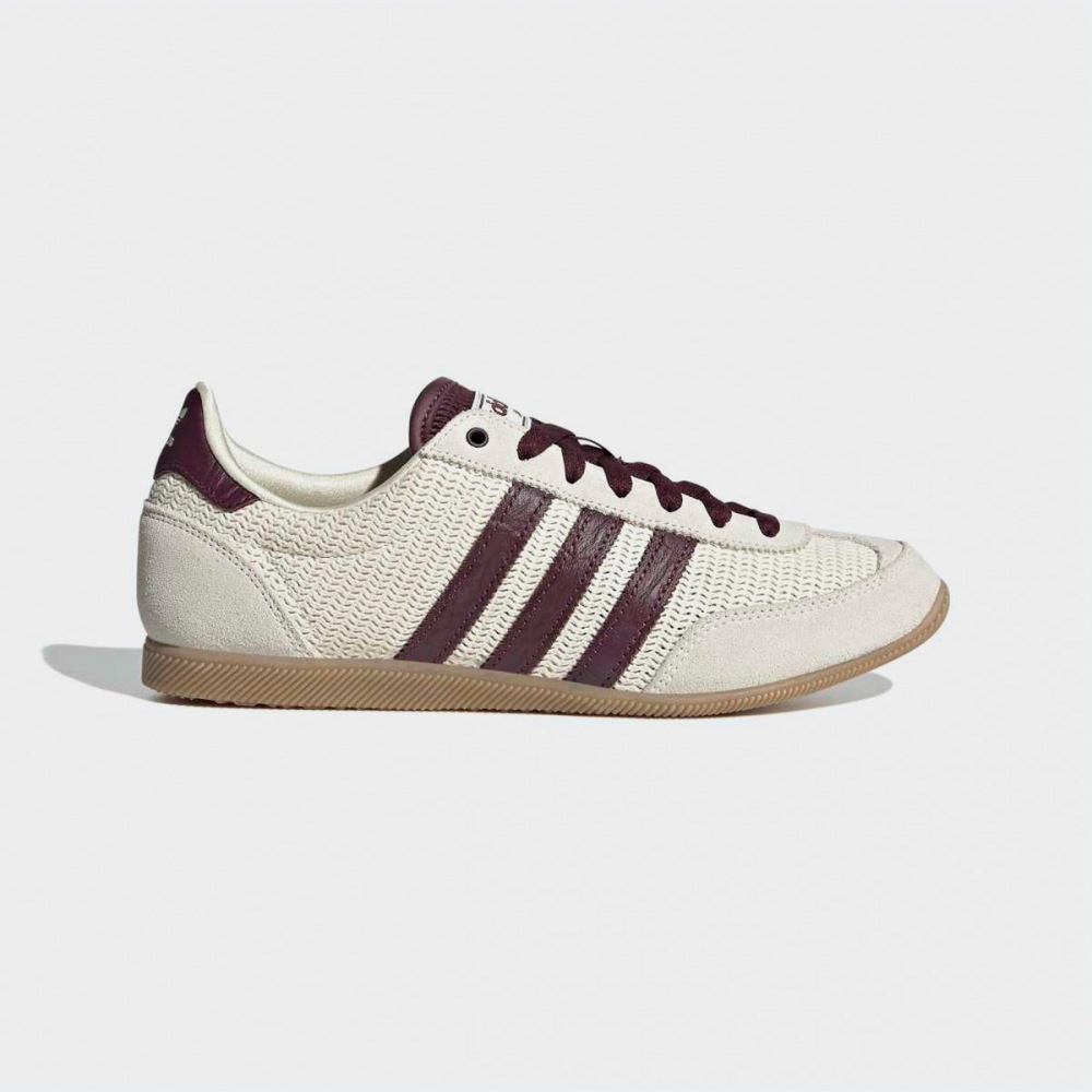 アディダス ウィメンズ JR7161-CREWHT/MAROON/GUM3