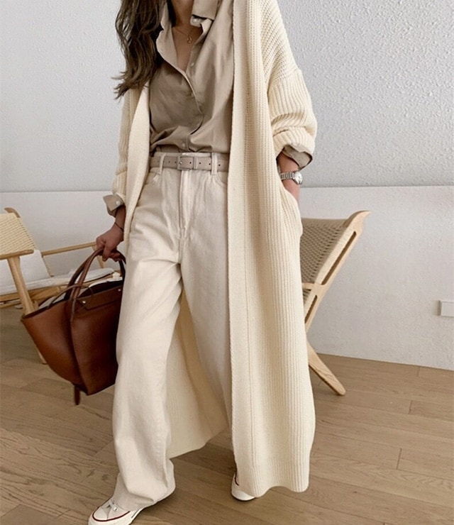 ロング丈カーディガン CozyKnit Outerwear