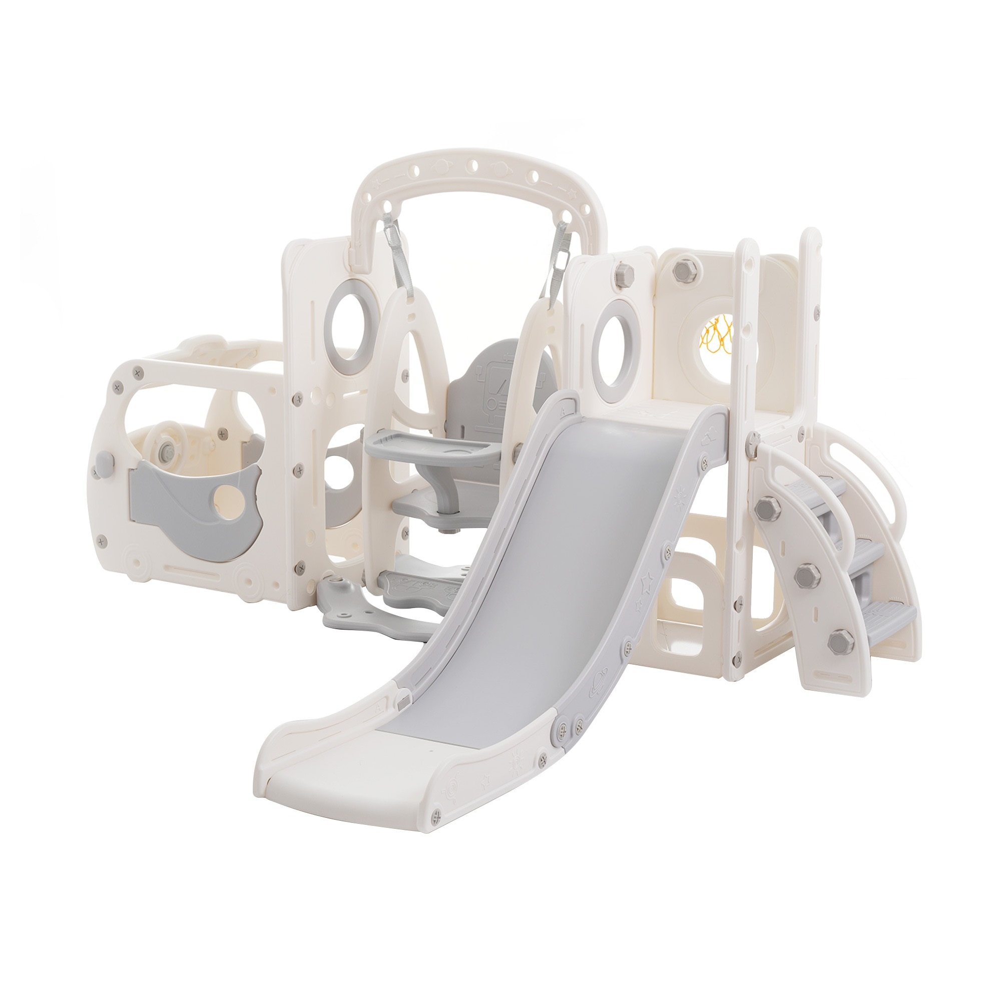 【国内発送.送.料.無.料！】滑り台 すべり台 遊具 室内 バスケットボール 収納スペース付き 組立簡単 室内遊具 大型遊具 すべりだい スウィング キッズパーク バスケットゴール 屋内 家庭用 キッ