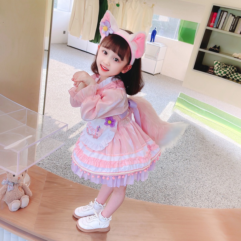 女の子ロリータドレス 秋冬新作 スターリールリナベル ハロウィンコスムプラスベルベットスカート おしゃれ 6,350円