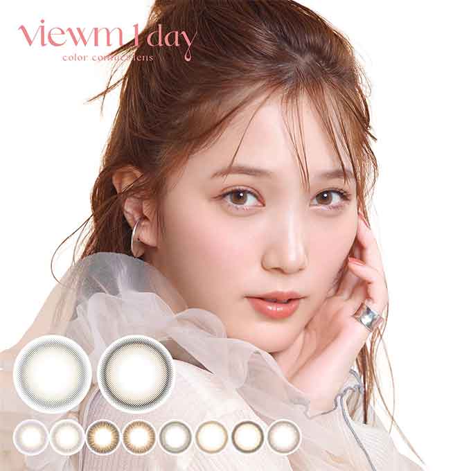 カラコン ビューム ワンデー ai （3箱30枚) カラーコンタクトレンズ 14.2mm 度無し 度あり カラーコンタクト