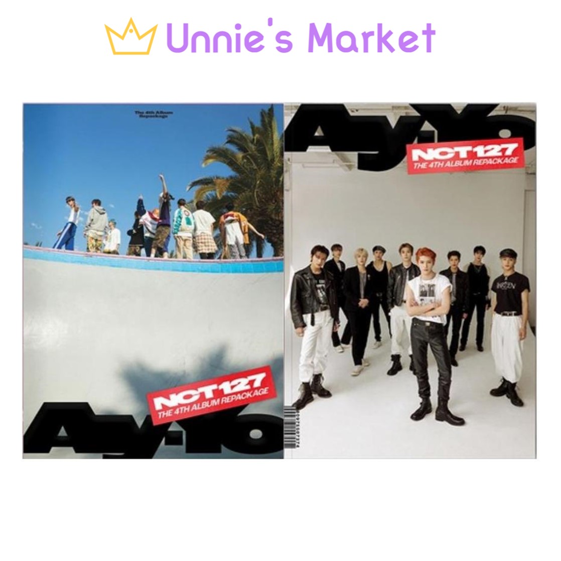 [SET] NCT127 Ay-Yo Album(A/B Ver.) + Free Photocard(fan-made) 1EA