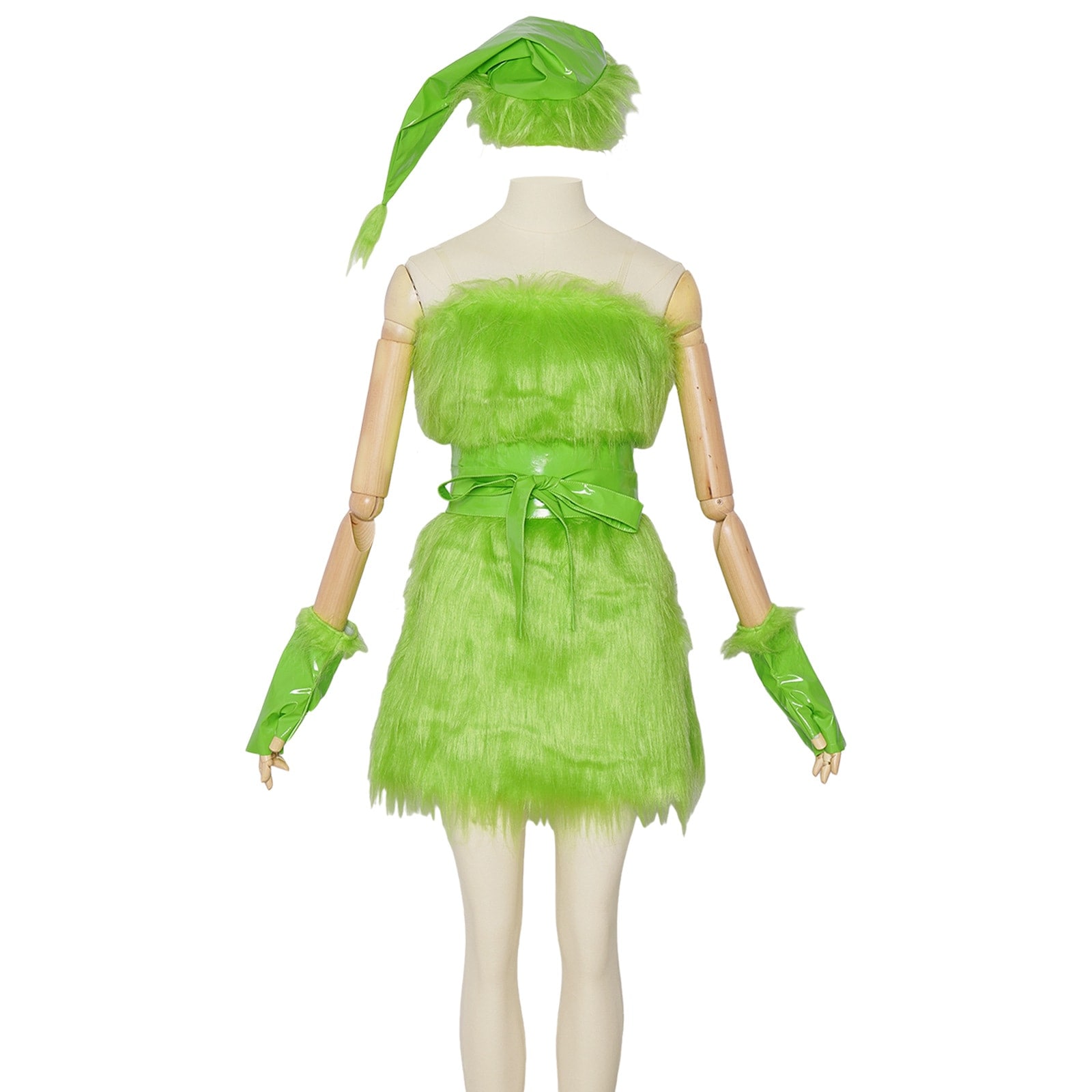 【最安値挑戦】漫衣多ハロウィーン緑毛怪服装cos服泥棒モンスター服毛グリーン奇コスプレ服