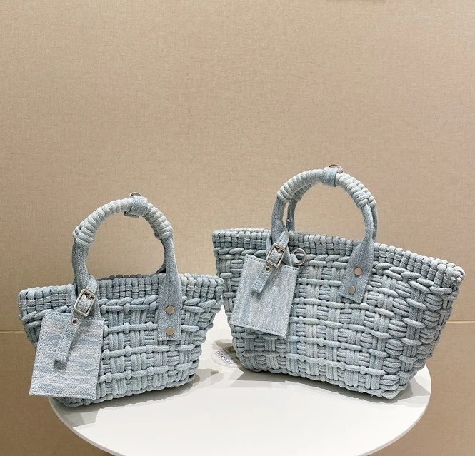 レディースバッグトートバッグハンドバッグ2024冬NEW可愛いデニムTWOSIZE大容量