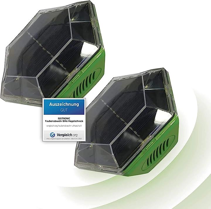 カラスよけ 鳩よけ 鳥よけ 防水 超音波撃退器 ソーラー充電 吊るせる 有効範囲150m2 2個入