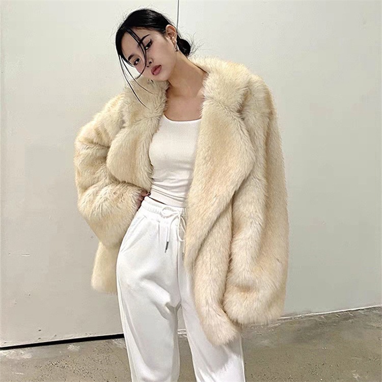 早い者勝ち 毛皮のコート ゆったりする ファー毛皮 トレンド ホットガールスタイル スリム コート 暖かい 厚手 おしゃれな あったか