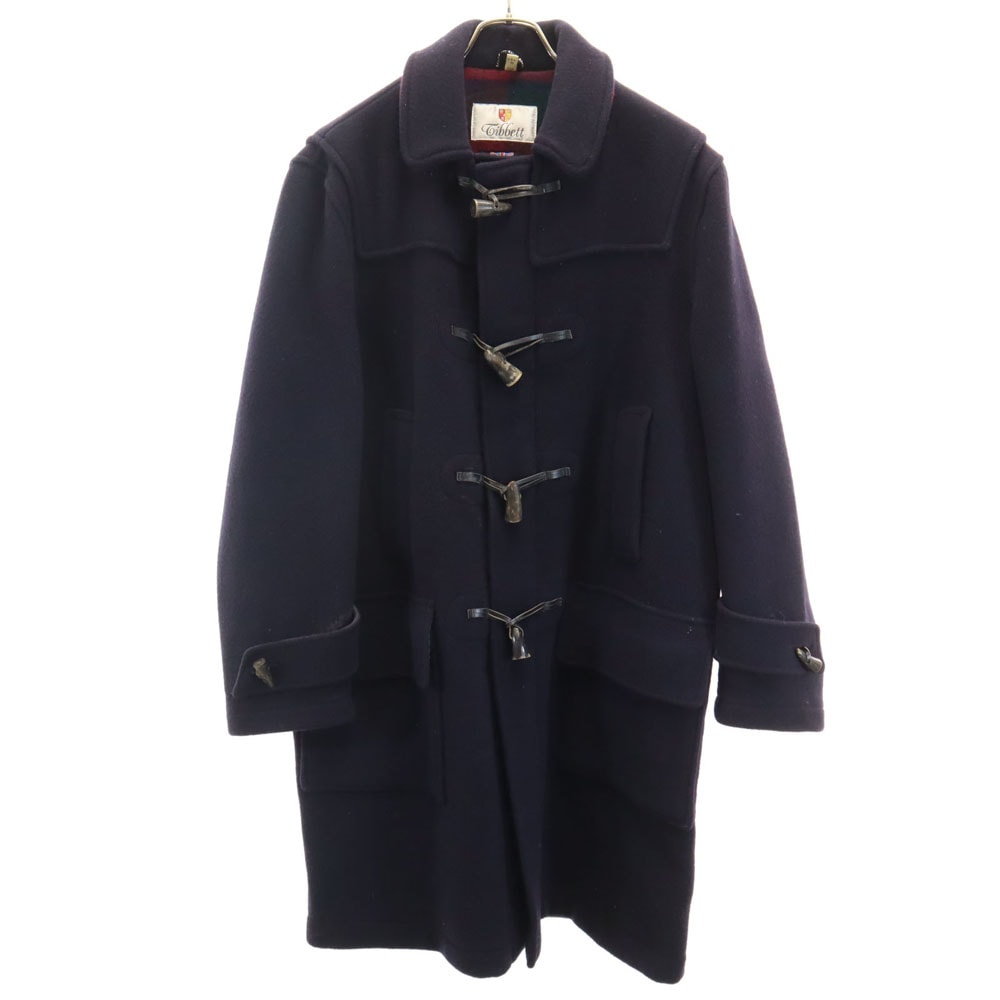 チベット 80s 90s オールド イングランド製 ウールブレンド ウールコート 40 ネイビー Tibbett ダッフルコート メンズ 6,760円