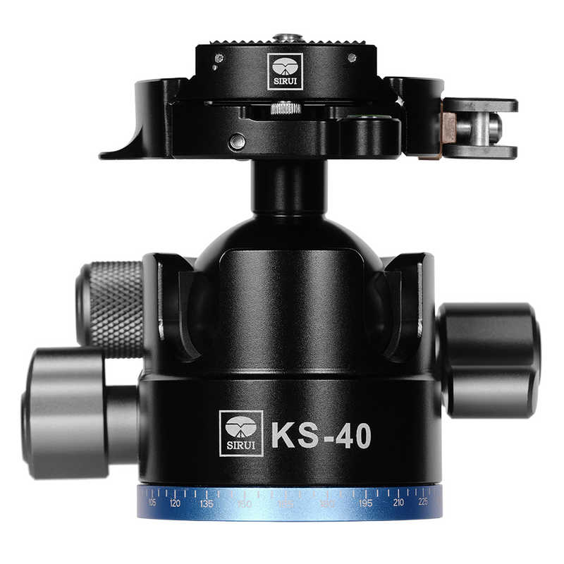 SIRUI　KSシリーズ 低重心クイックリリースフリップロックボール雲台 XL ［自由雲台(ボール雲台)］　KS-40-JP