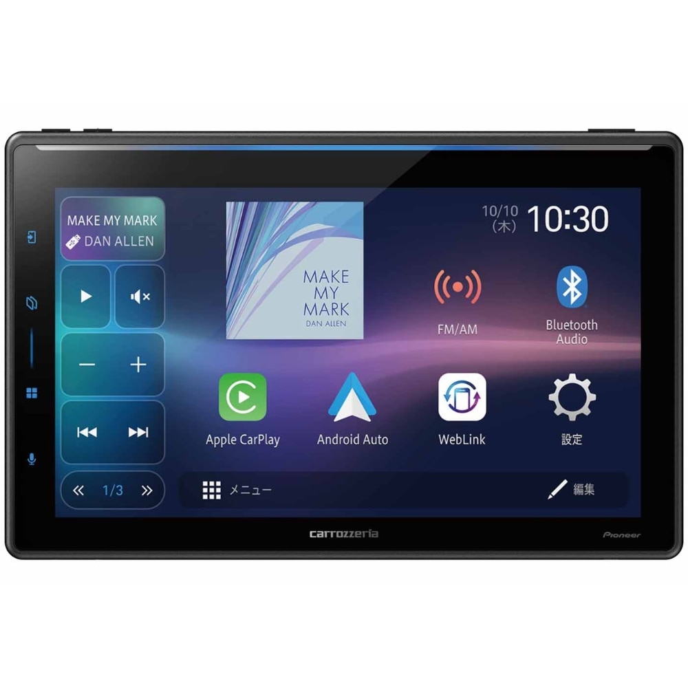 パイオニア 10.1V型HD/Bluetooth/USB/チューナー・DSPメインユニット DMHSF900カーナビ