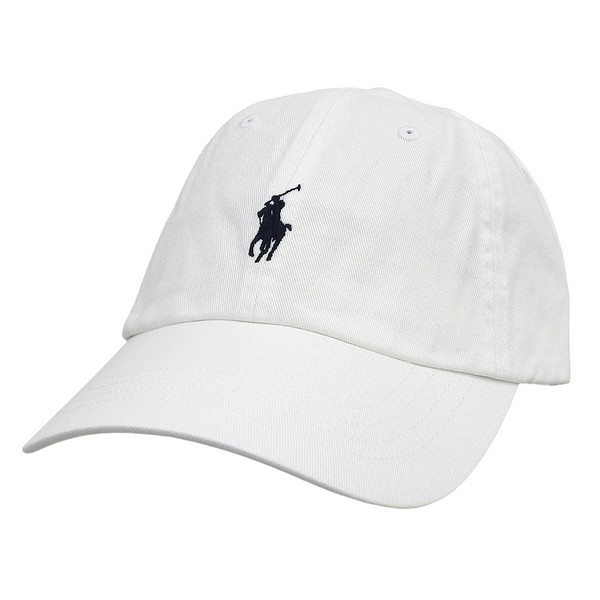 ラルフローレン 帽子 メンズ レディース キャップ OS コットン ホワイト CORE REPLEN WHITE HAT 710548524011WH RALPH LAUREN