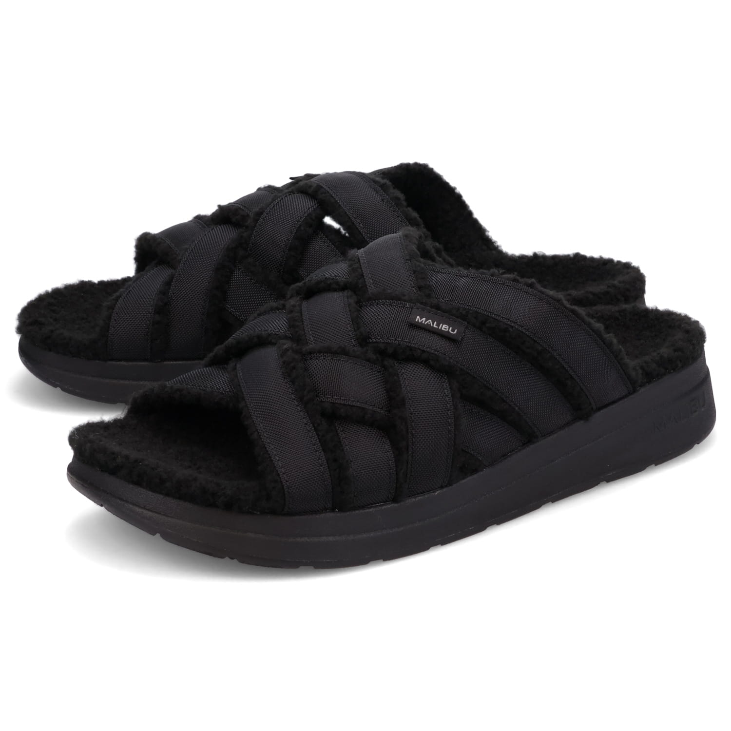 サンダル スライドサンダル ズマ メンズ ブラック 黒 MS02-4000