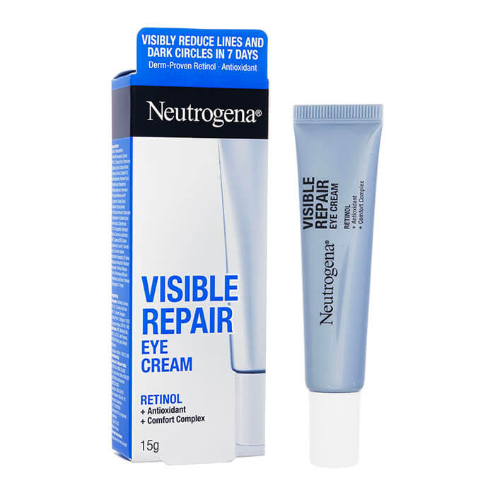 ニュートロジーナ ビジブルリペアアイクリーム 15g 1本 Neutrogena Visible Repair Eye Cream レチノール配合 目元ケア 海外発送 国際書留郵便発送